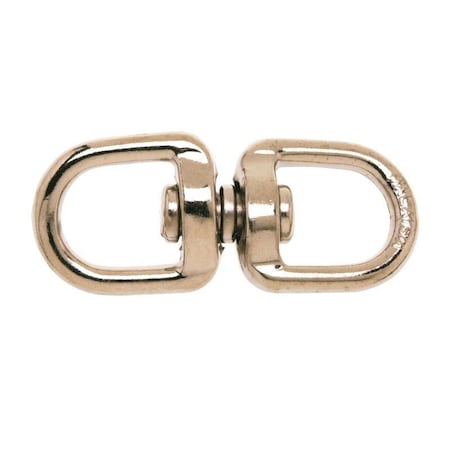 Campbell 1 in D X 3916 in L NickelPlated Zinc Double End Round Eye 100 lb T7640322